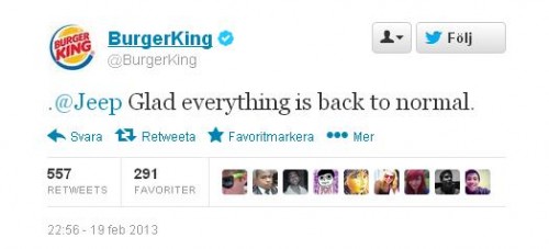 burger king hacked twitter tweet